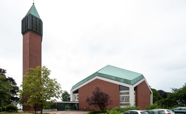 Image - Außengestaltung Kolumbarium St. Josef in Belm